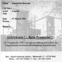 CD - Repertoire re-issue Red Boot, pre-copy for Studio work